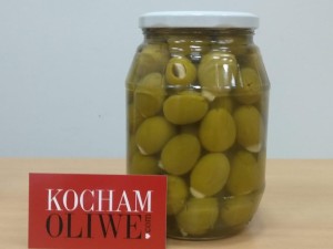 Oliwki Gordal nadziewane czosnkiem 370 g  (170  g)
